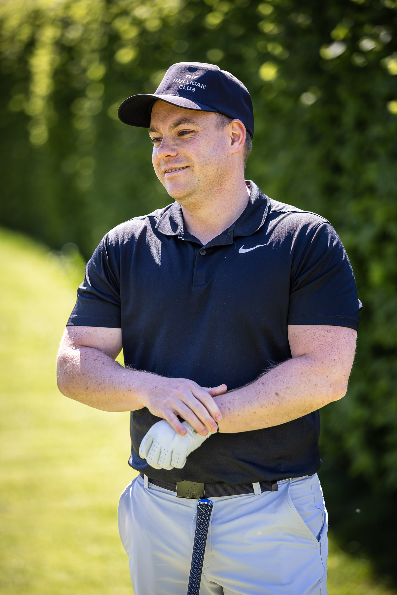 Marc Raschle auf dem Golfplatz – Mitgründer The Mulligan Club